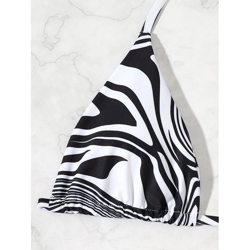 Bikini dwuczęściowe z regulowanym wiązaniem