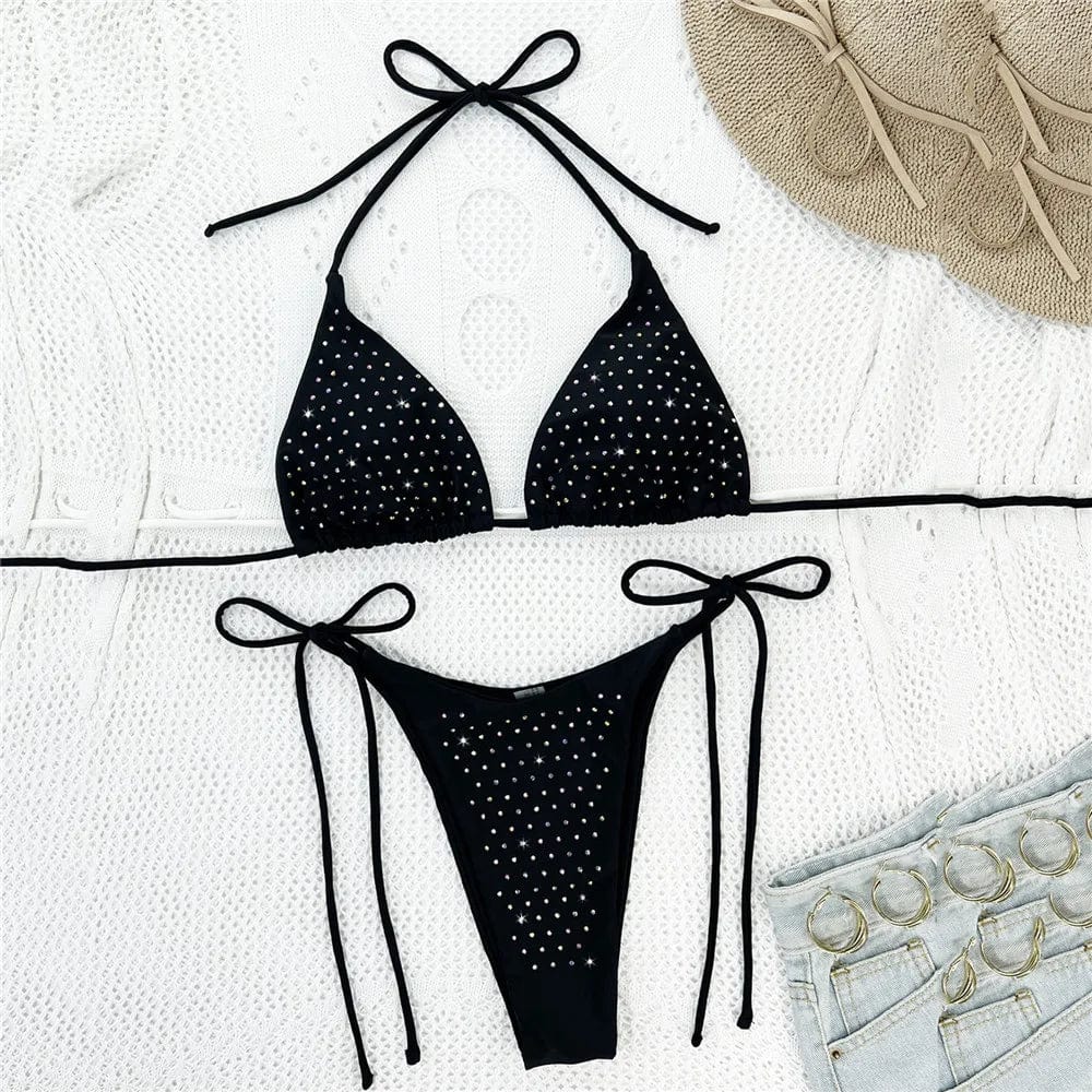 Bikini z trójkątnymi miseczkami