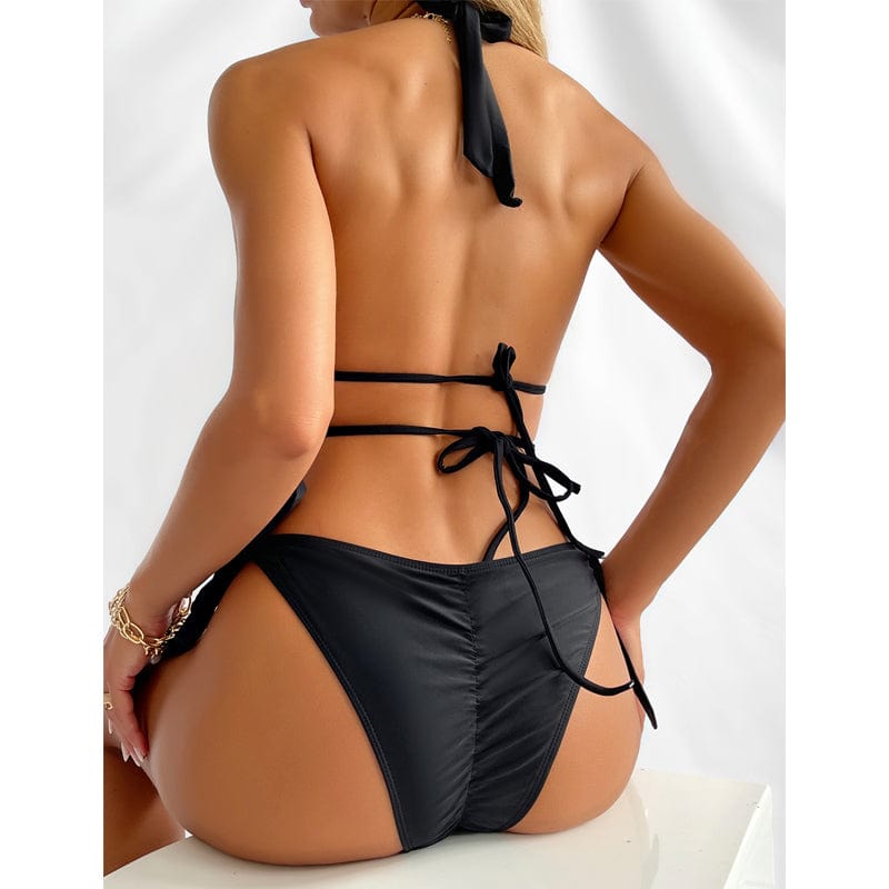 Bikini z wiązaniem z tyłu