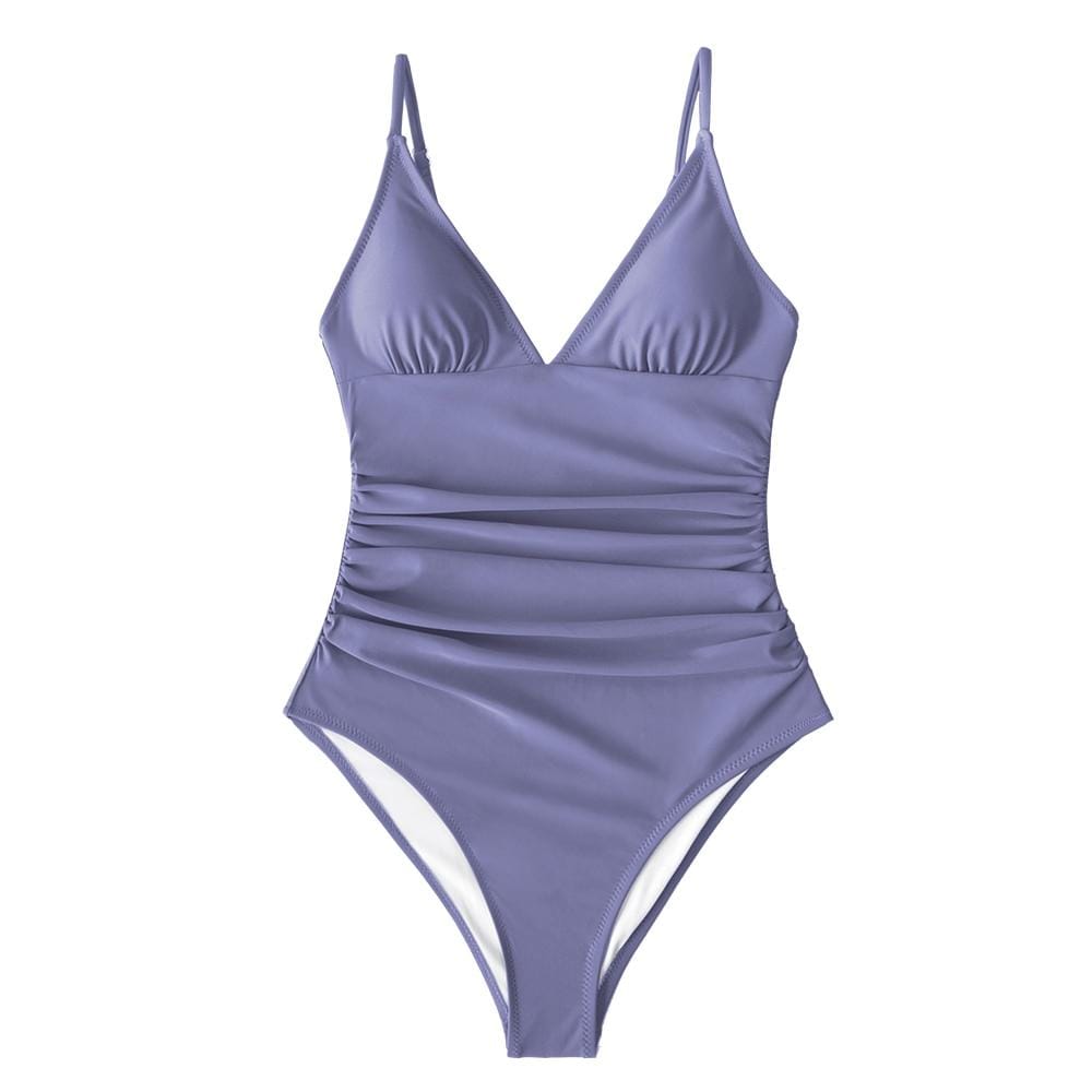 Jednoczęściowy strój z głębokim dekoltem