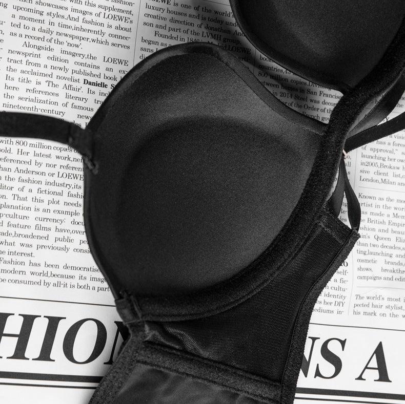 Biustonosz push-up z elastycznymi ramiączkami