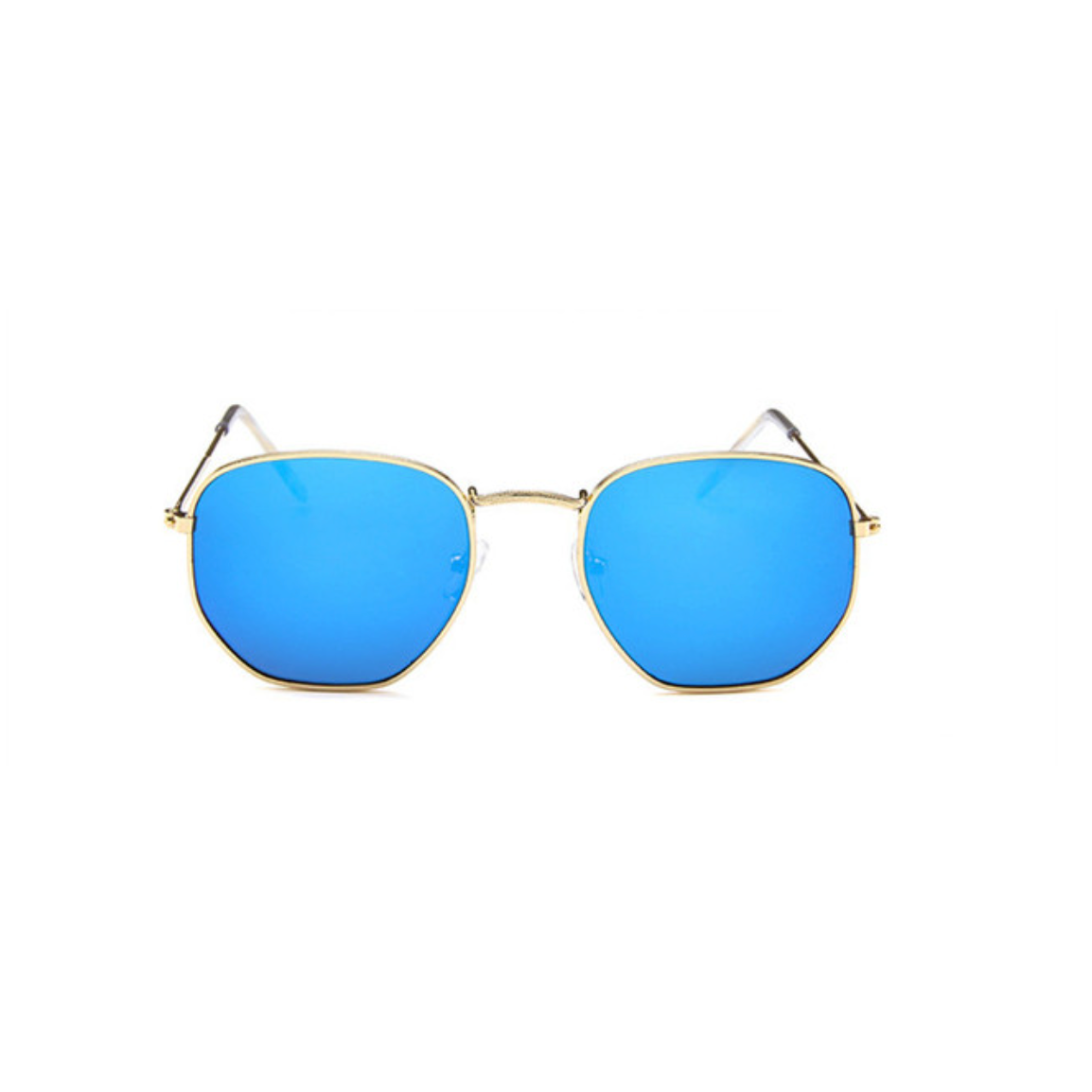 Damskie klasyczne okulary przeciwsłoneczne - Niebieski / Uniwersalny