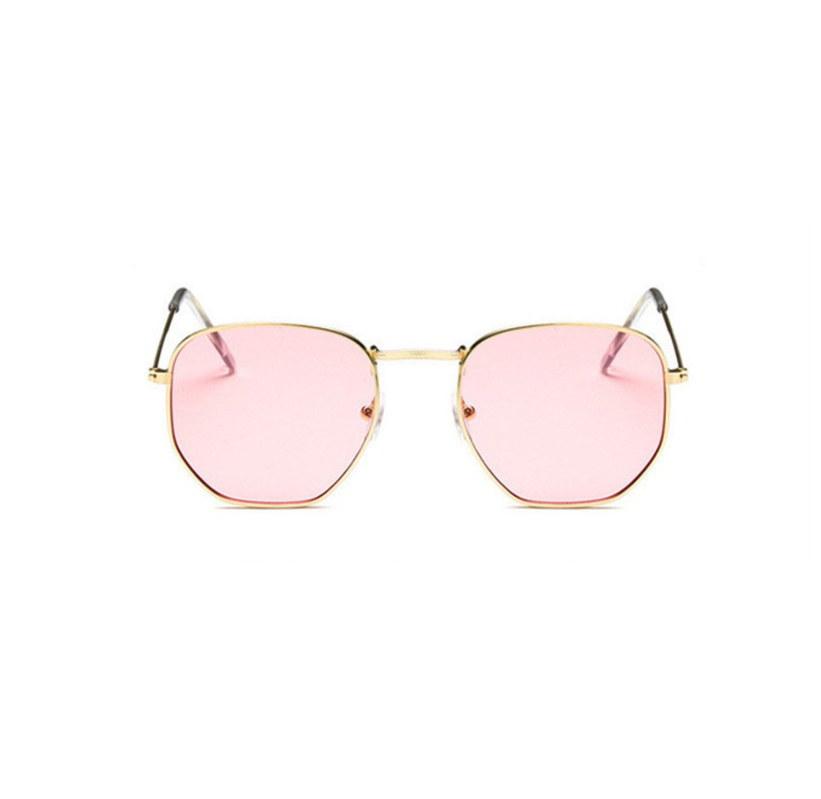 Damskie klasyczne okulary przeciwsłoneczne - Różowy / Uniwersalny