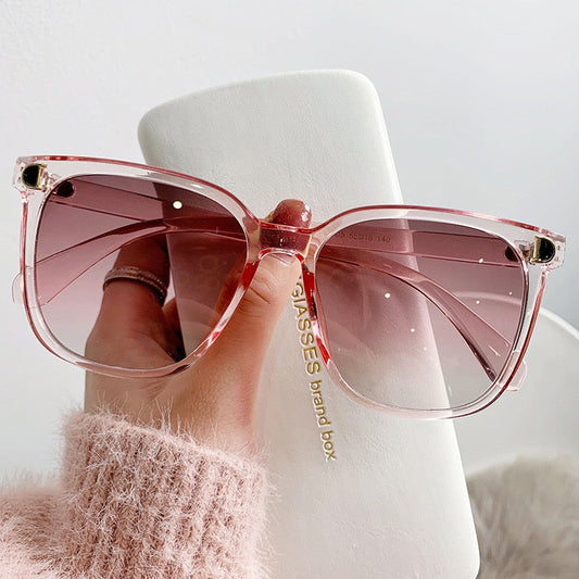 Damskie okulary przeciwsłoneczne wayfarer - Różowy / Uniwersalny