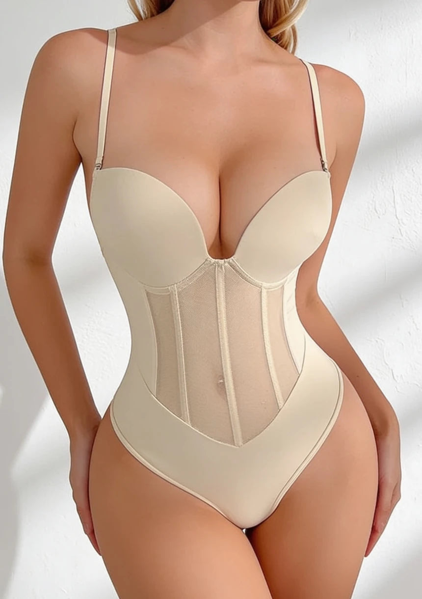 Body modelujące z regulowanymi ramiączkami