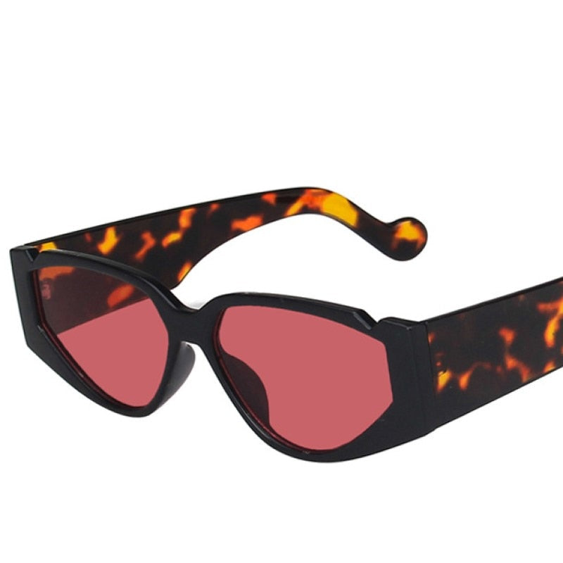 Nietypowe okulary przeciwsłoneczne unisex - Czerwony / Uniwersalny