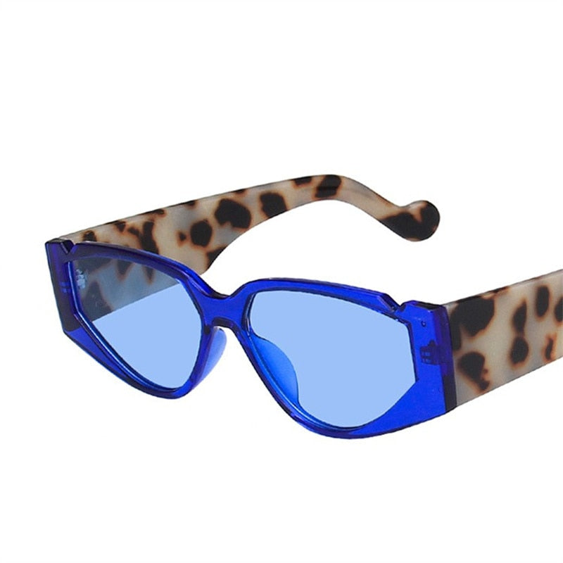 Nietypowe okulary przeciwsłoneczne unisex - Niebieski / Uniwersalny