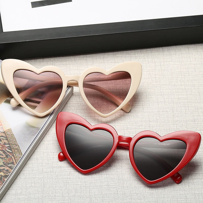 Okulary przeciwsłoneczne w kształcie serca