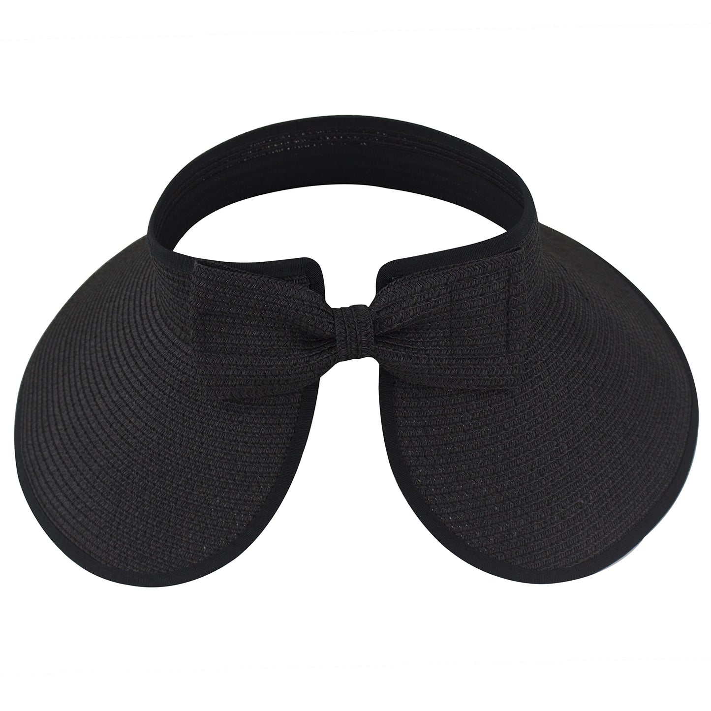 Pleciony kapelusz typu daszek