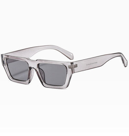 Prostokątne okulary przeciwsłoneczne unisex - Przezroczysty / Uniwersalny