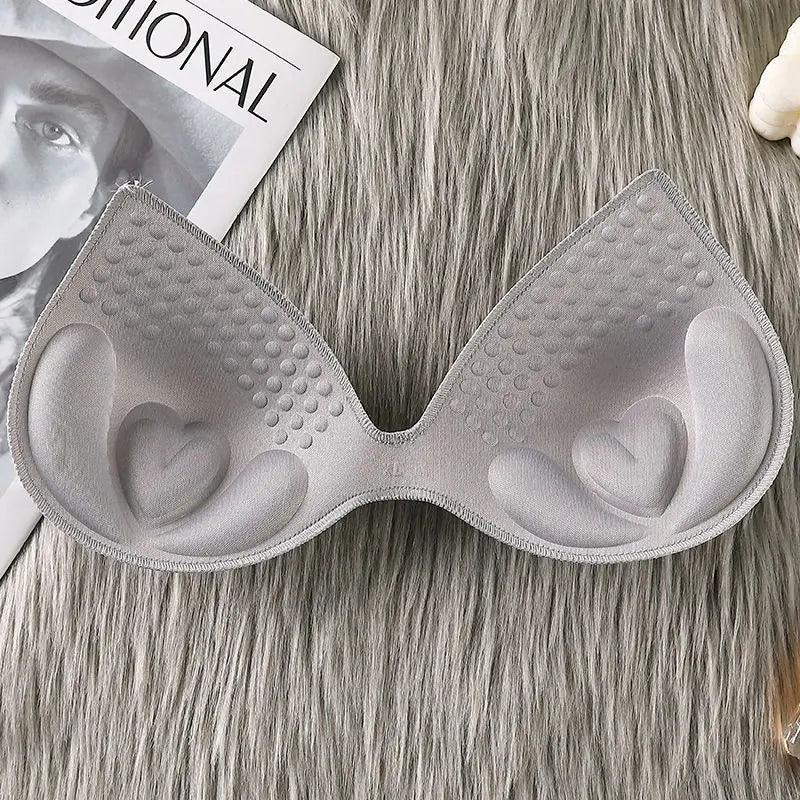 Szary Klasyczne wkładki materiałowe do biustonosza