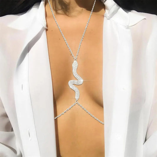 Biżuteria na klatkę piersiową z motywem węża Sutton