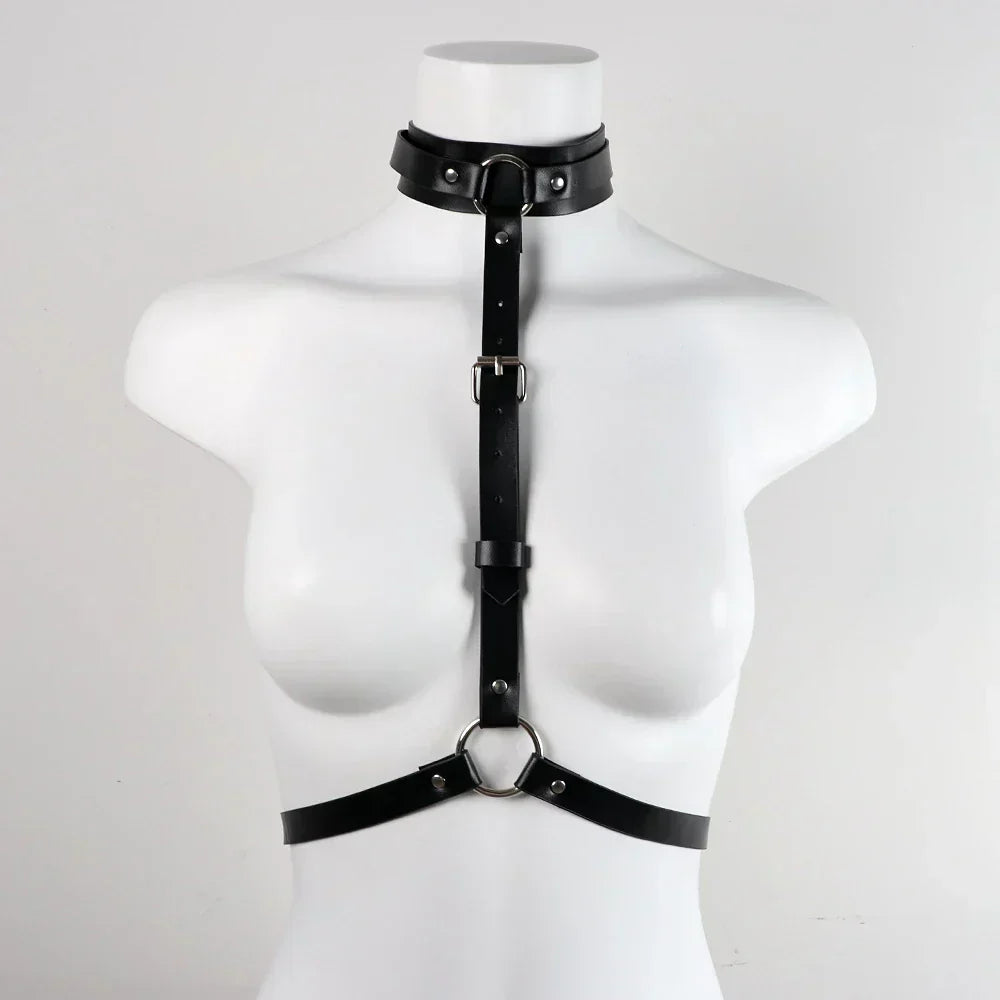 Harness na talię z regulowanym chokerem