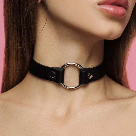 Choker na szyję z elastycznym krojem