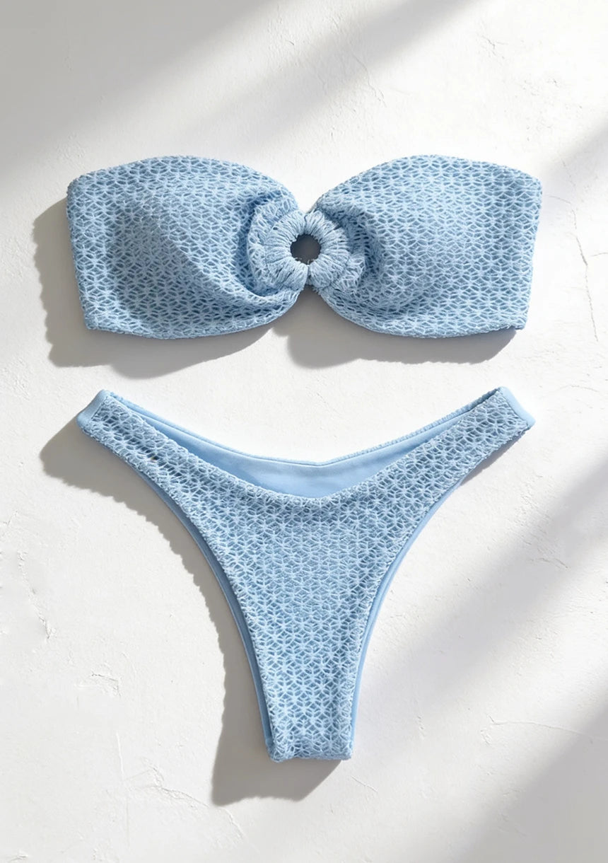 Dwuczęściowy strój kąpielowy bandeau