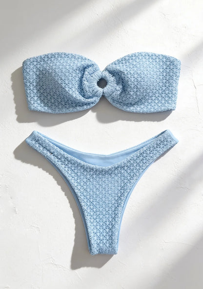 Dwuczęściowy strój kąpielowy bandeau