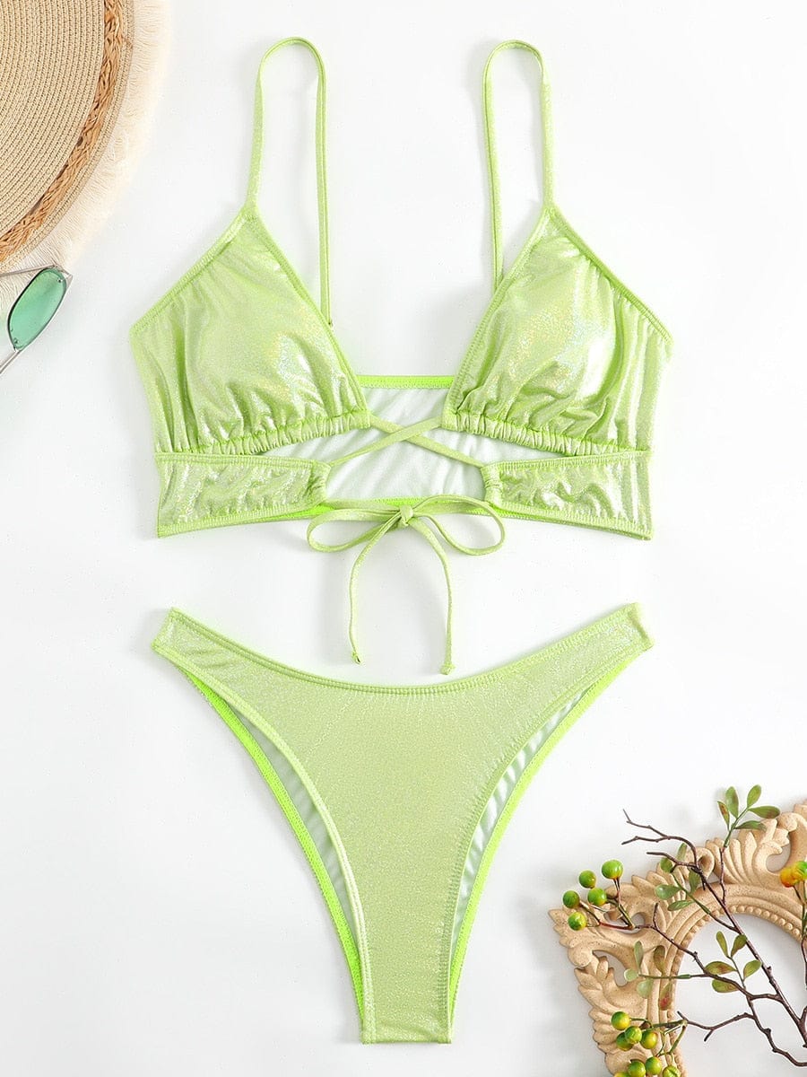 Komplet bikini z regulowanymi ramiączkami
