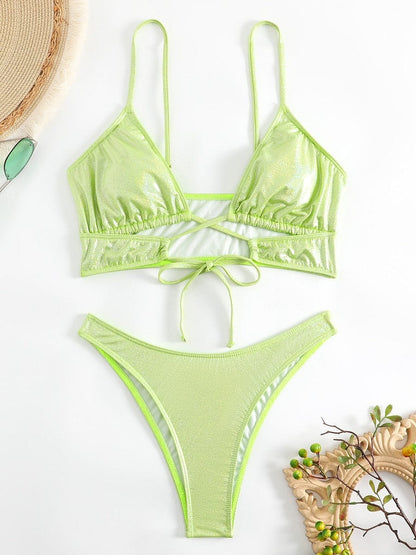 Komplet bikini z regulowanymi ramiączkami
