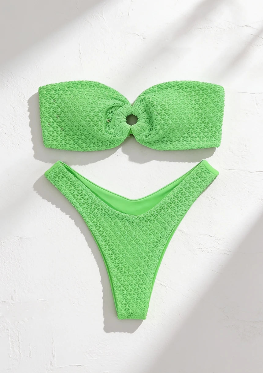 Dwuczęściowy strój kąpielowy bandeau