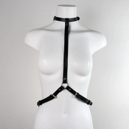 Harness na talię z metalowymi pierścieniami
