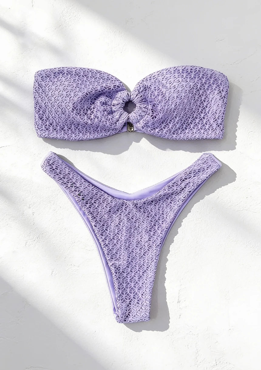 Dwuczęściowy strój kąpielowy bandeau