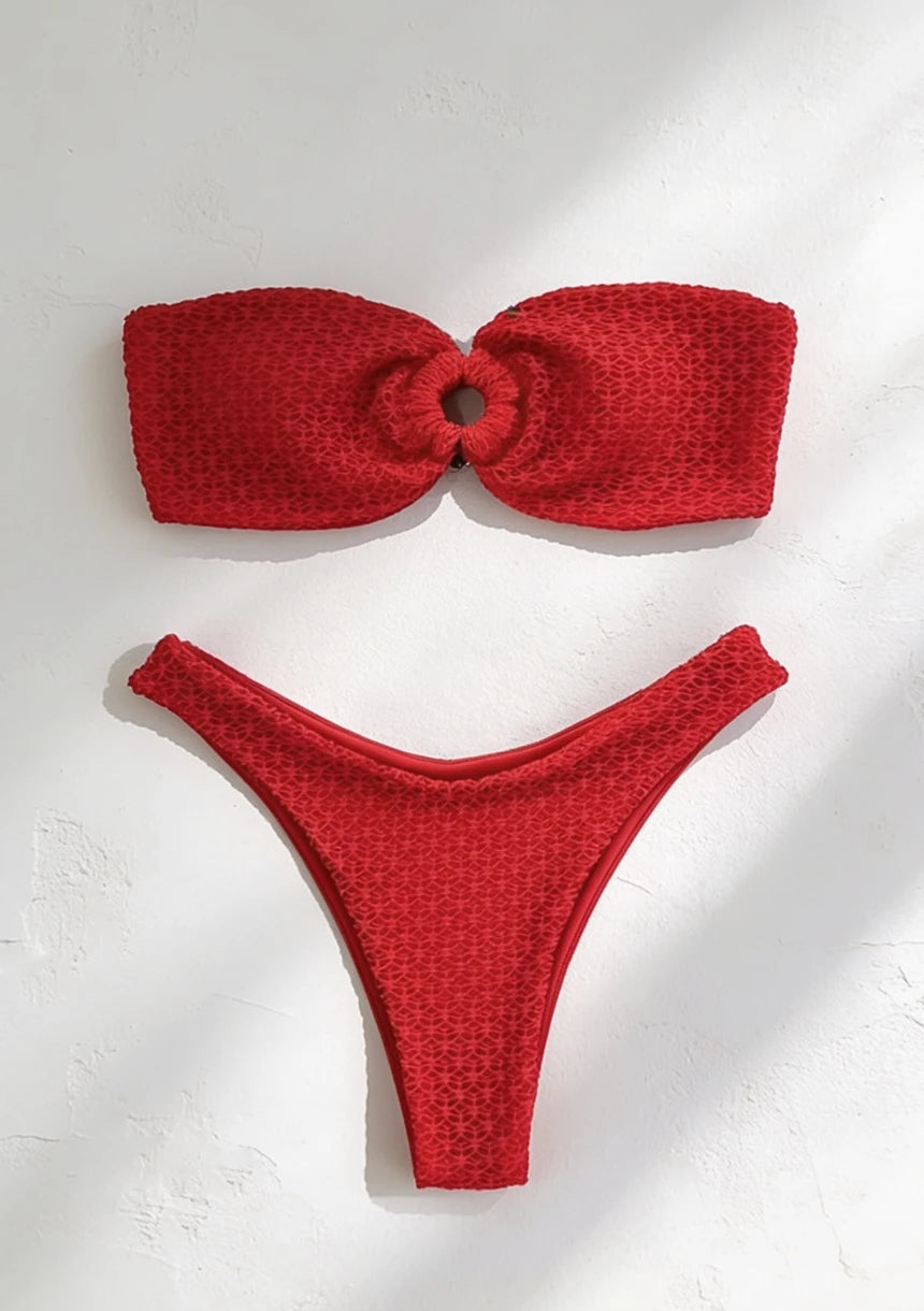 Dwuczęściowy strój kąpielowy bandeau