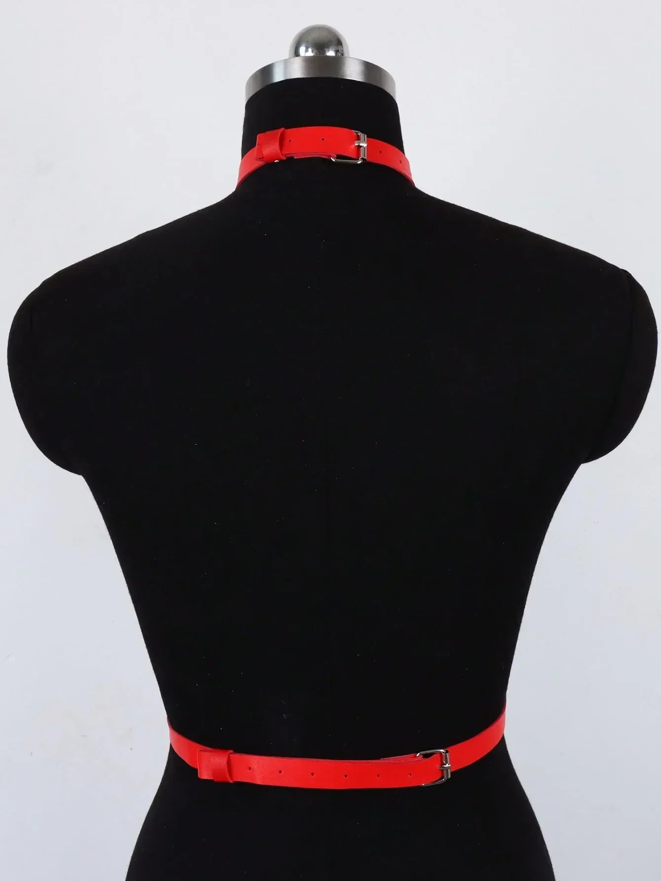 Harness na biust z regulowanym chokerem