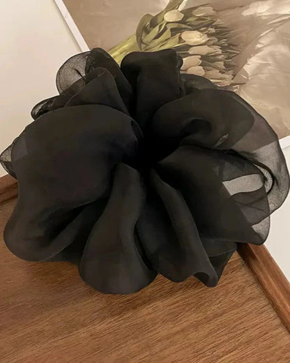 Szyfonowa gumka do włosów scrunchie