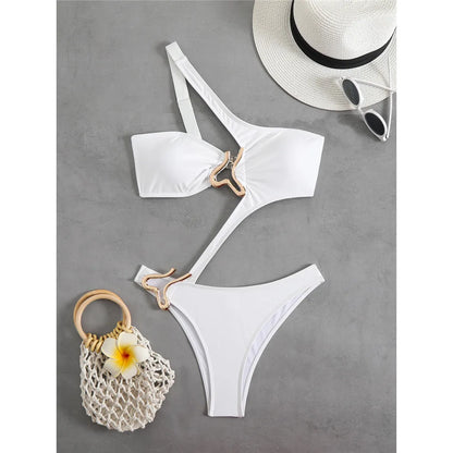 Monokini z regulowanymi paskami