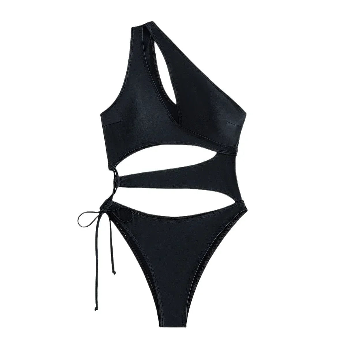 Monokini z praktycznym wiązaniem w talii