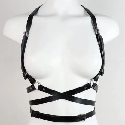 Harness na biust z regulowanymi paskami