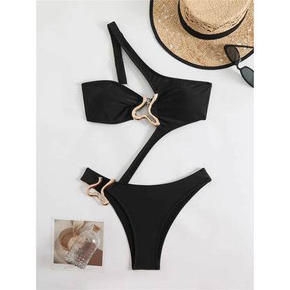 Monokini z regulowanymi paskami