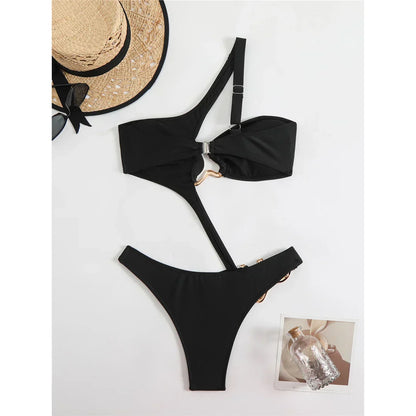 Monokini z regulowanymi paskami