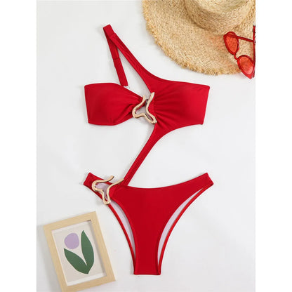 Monokini z regulowanymi paskami