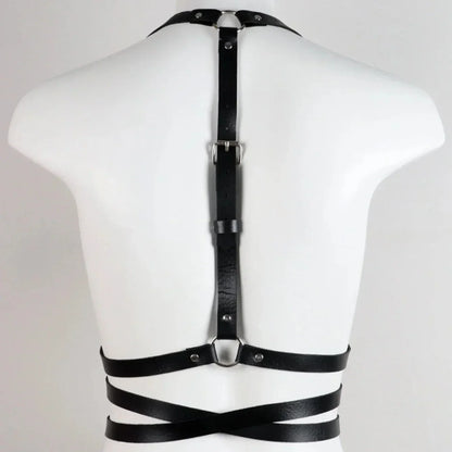 Harness na biust z regulowanymi paskami