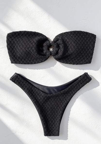 Dwuczęściowy strój kąpielowy bandeau