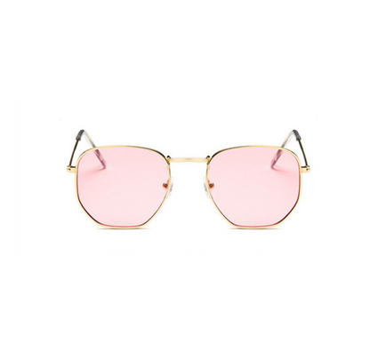 Damskie klasyczne okulary przeciwsłoneczne Marina - Różowy / Uniwersalny