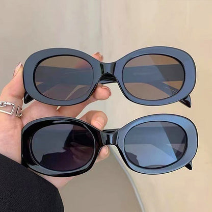 Damskie owalne okulary przeciwsłoneczne Cameron