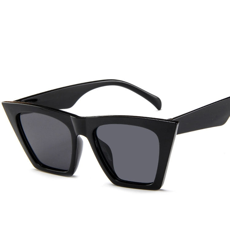 Duże damskie okulary przeciwsłoneczne Matilda - Czarny / Uniwersalny