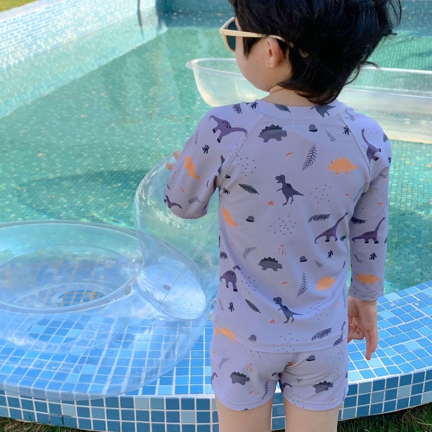 Dwuczęściowy strój kąpielowy dla chłopca