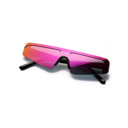 Futurystyczne okulary przeciwsłoneczne Jodie - Fioletowy / Uniwersalny