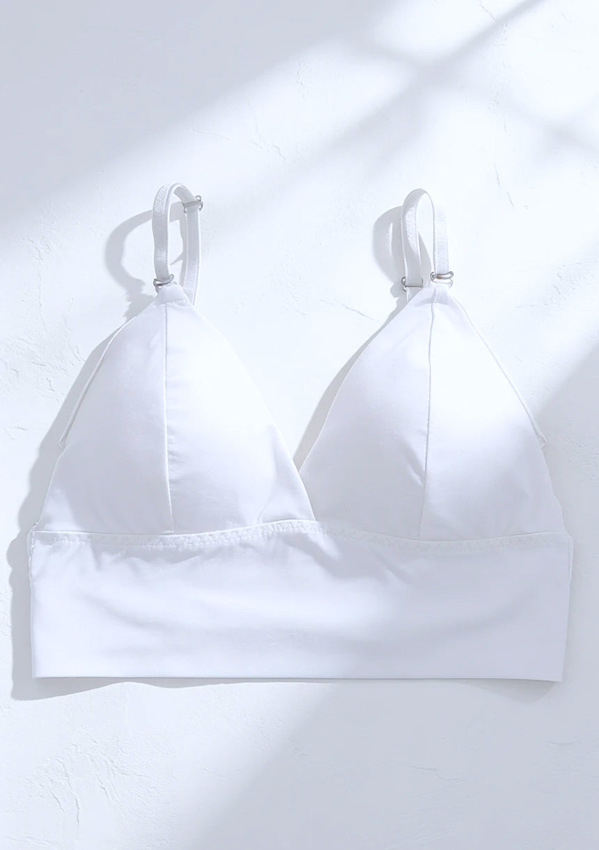 Biustonosz bralette z obniżonym zapięciem