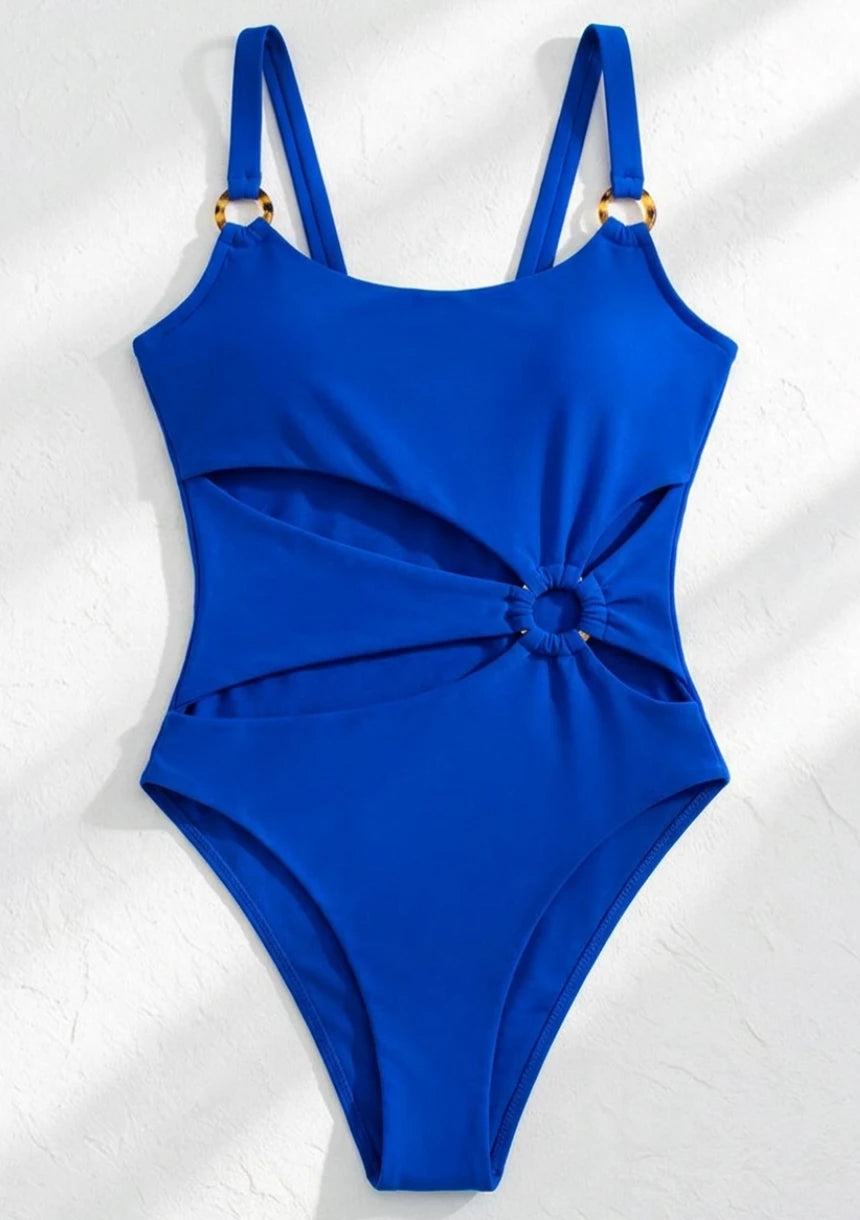 Jednolite monokini jednoczęściowy strój kąpielowy z wycięciami