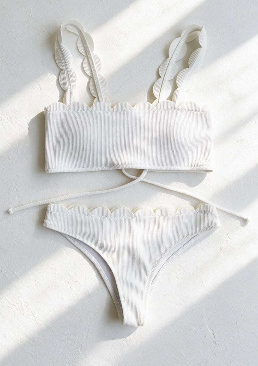 Strój kąpielowy dwuczęściowy bikini w formie topu