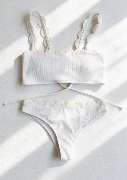 Strój kąpielowy dwuczęściowy bikini w formie topu