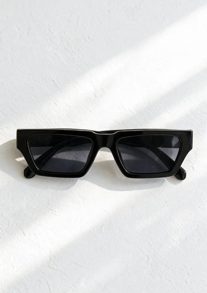 Prostokątne okulary przeciwsłoneczne unisex