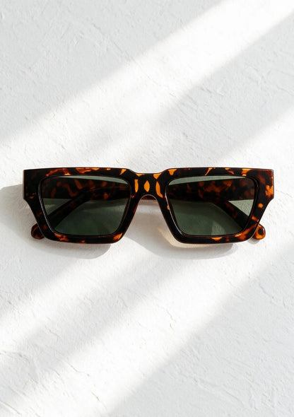 Prostokątne okulary przeciwsłoneczne unisex