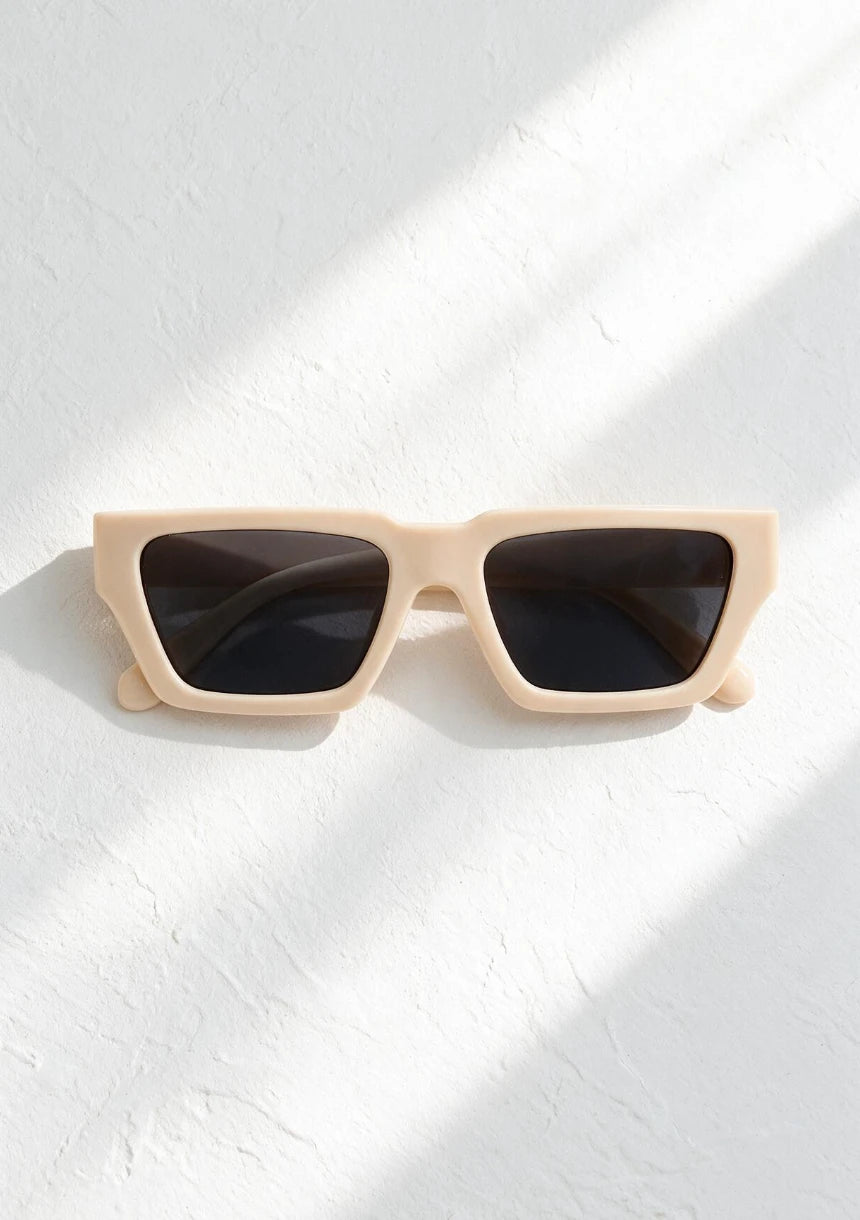 Prostokątne okulary przeciwsłoneczne unisex