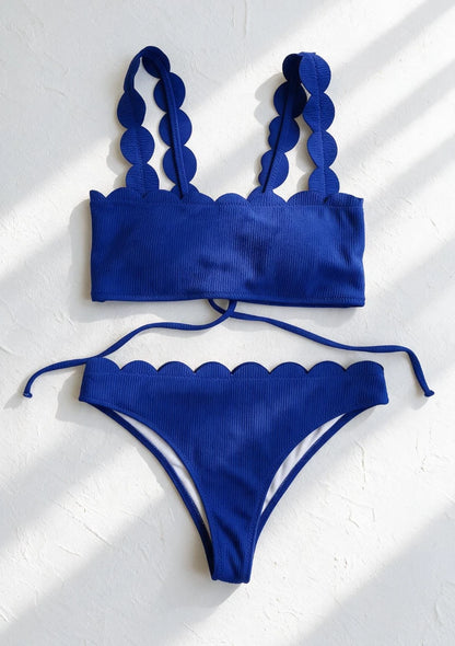 Strój kąpielowy dwuczęściowy bikini w formie topu