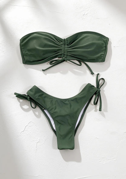 Bikini brazylijskie z regulowanymi ściągaczami